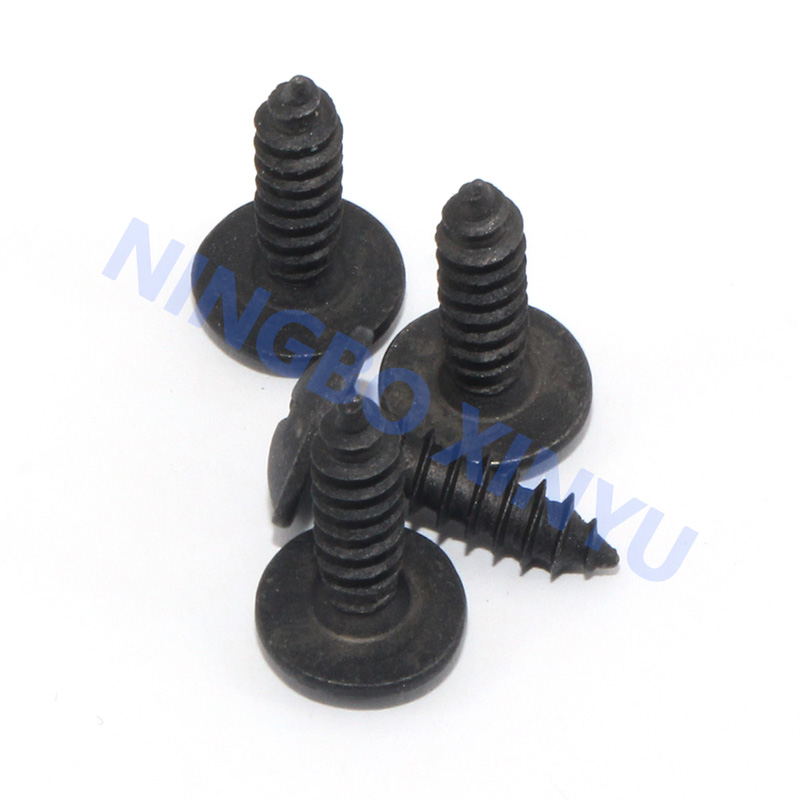 Pan head self tapping screw black