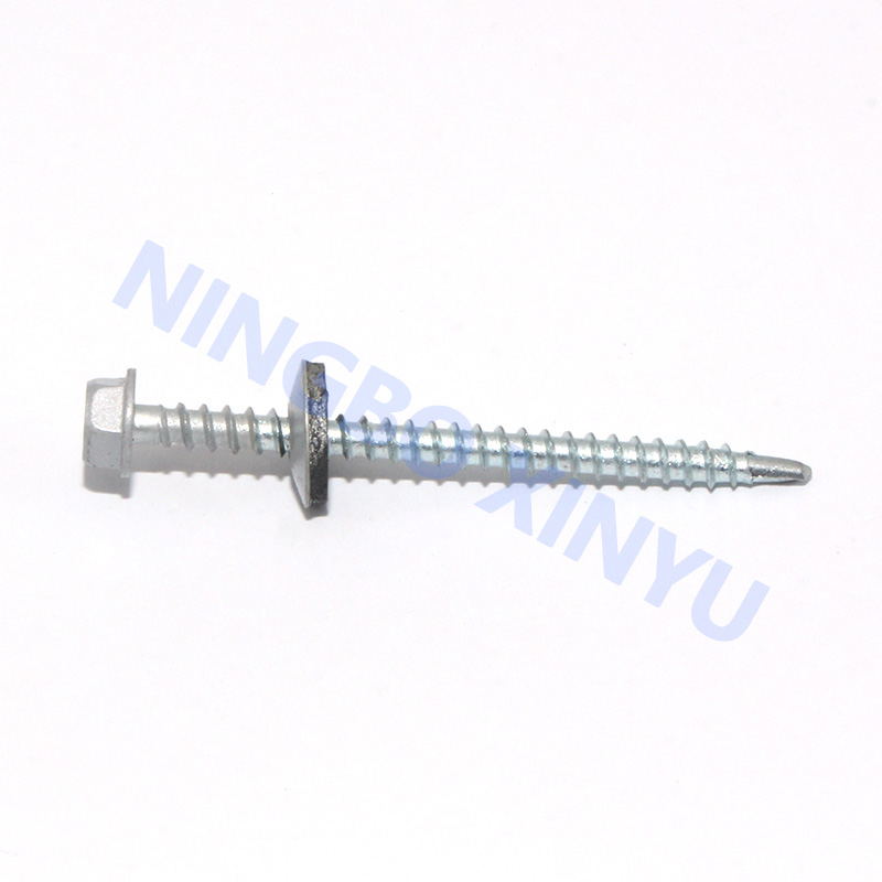 Hex washers self driling screw with PVC washers
