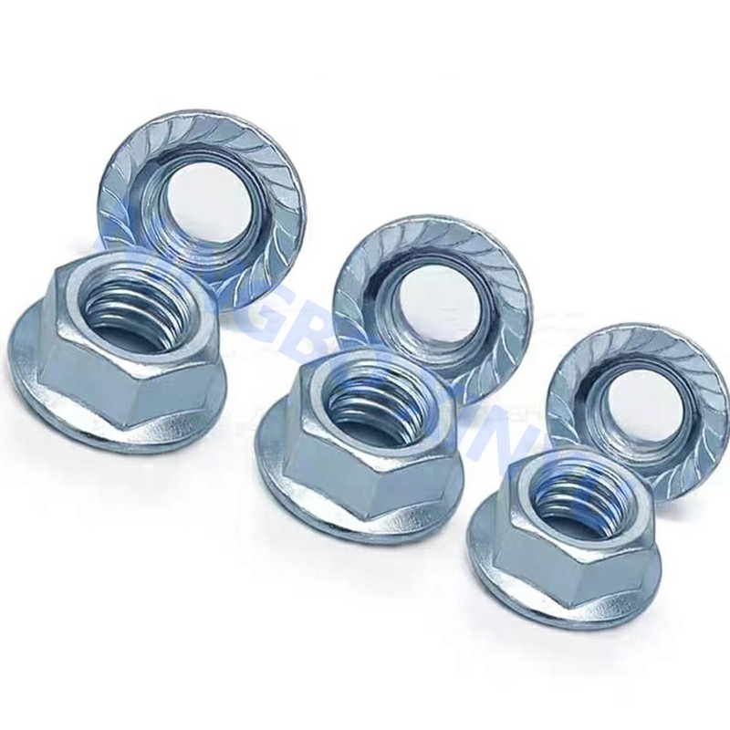DIN6923  hexagon nut with flange